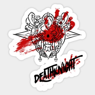 Deathknight Crest (Bloody) Sticker